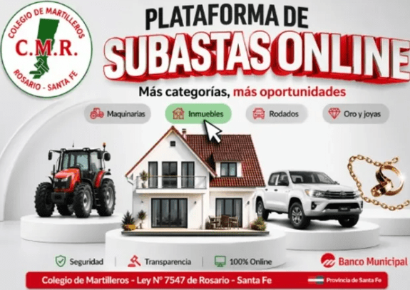 Acuerdo entre el Colegio de Martilleros y el Banco Municipal